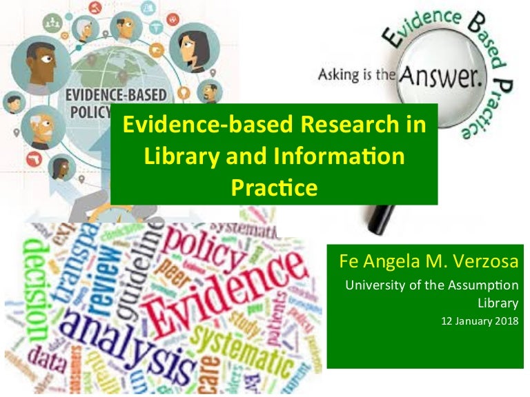 Evidencebased Research in Library and Information Practice