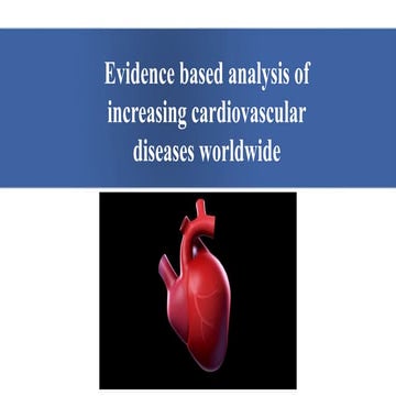 Epidemiology and Control of Cardiovascular Disease | PPT