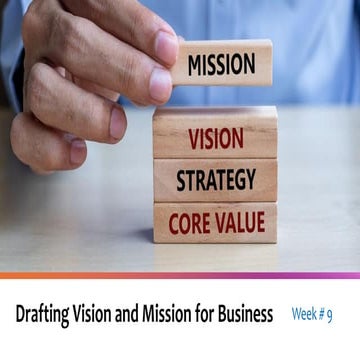 Crafting Effective Vision and Mission Statements for Business Success | PDF