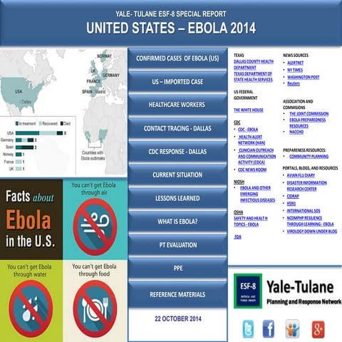 Ebola - United States  - 22  October 2014  - Yale-Tulane Special Report