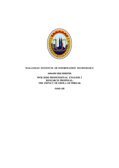 Ebola Virus The Deadly Outbreak Ppt Pptx