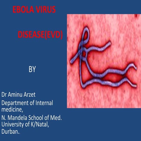 Ebola virus disease by Aminu Arzet