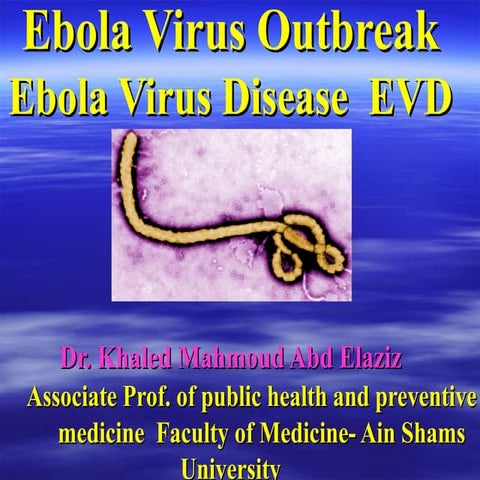 Ebola virus epidemic in west Africa