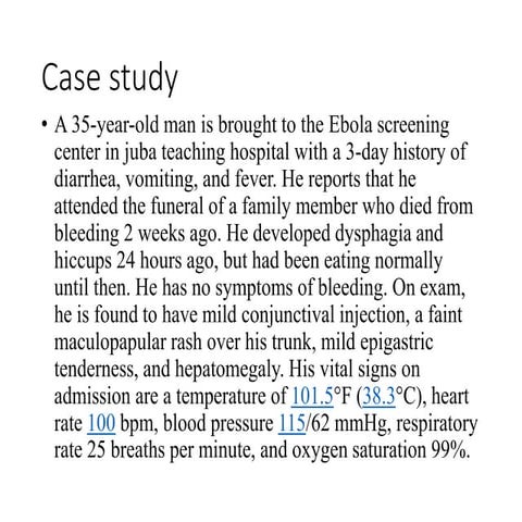 Ebola Virus Presentation Slides 2 Pptx