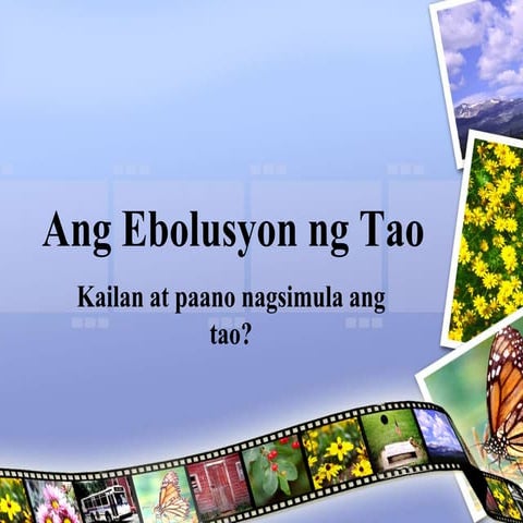 Ebolusyon ng tao