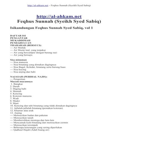 Ebook   fiqih sunnah vol i (sayyid sabiq)