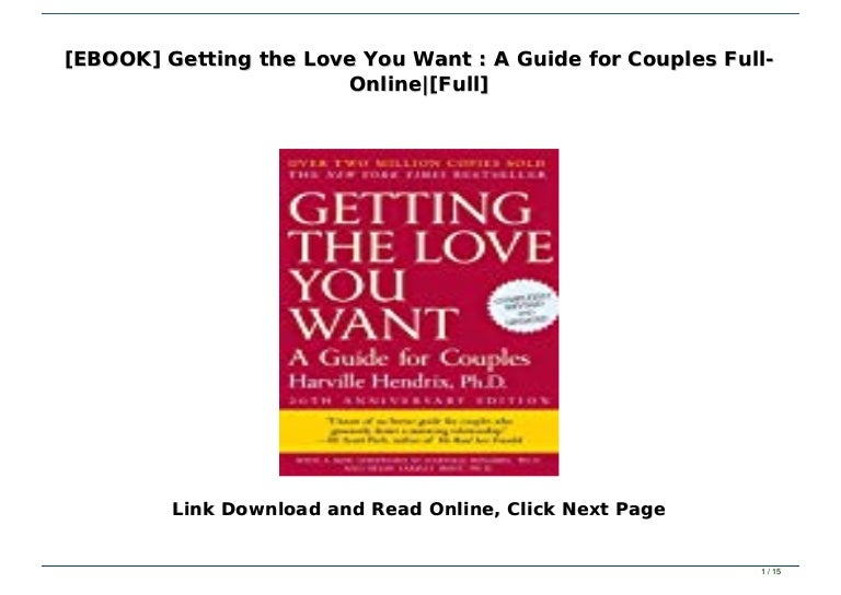 Ebook Getting The Love You Want A Guide For Couples Full Online