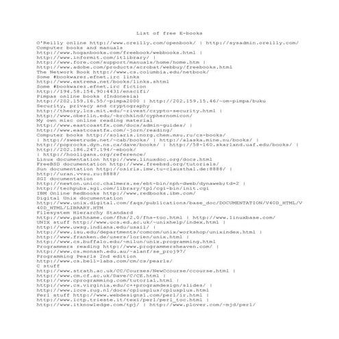 Ebook   List Of Ebook Sites