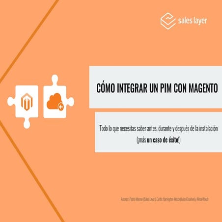 Del PIM a Magento -> Cómo integrar ambos sistemas