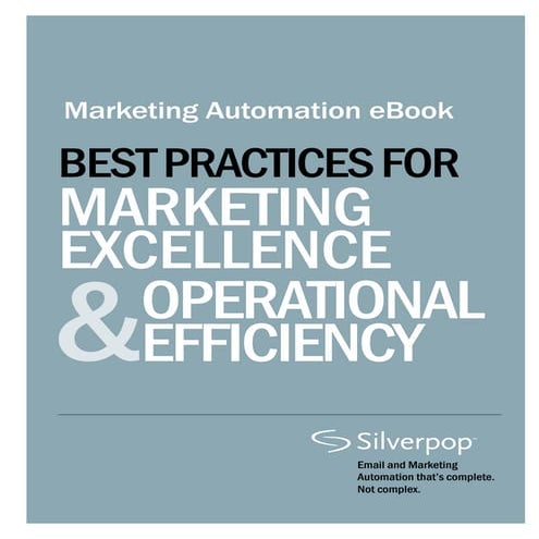 Marketing Automation Best Practices