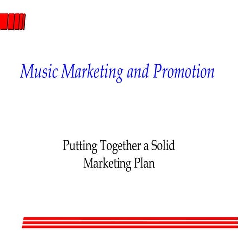 (E Book)   Marketing Plan   Presentation