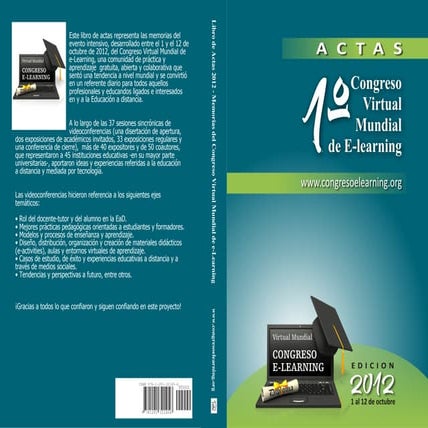 Libro de Actas 2012 - Memorias del Congreso Virtual Mundial de e-Learning