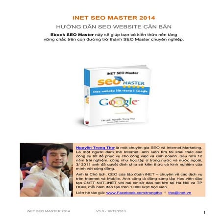 Ebook seo-master-2014 - ThanhBlog.InFo