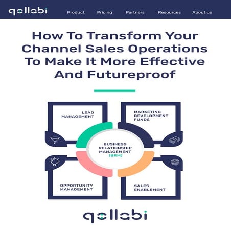More effective & future proof channel sales operations 