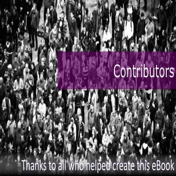 eBook contributors