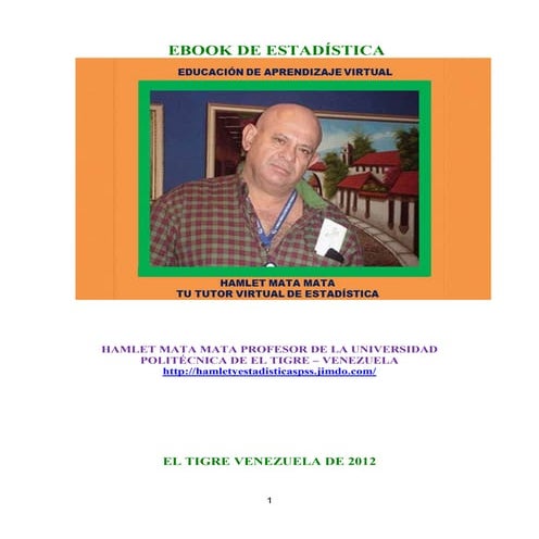 Ebook de Estadistica con el SPSS Presentado por Hamlet Mata Mata 
