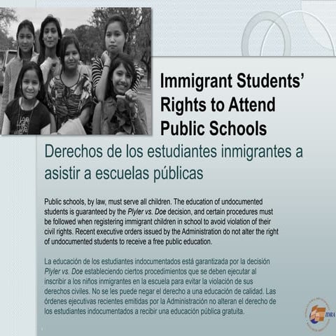 eBook Immigrant Students’ Rights to Attend Public Schools 2017