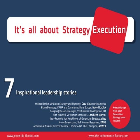 Ebook it's all about strategy execution - new edition