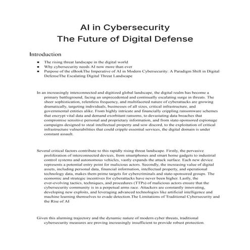eBook Outline_ AI in Cybersecurity – The Future of Digital Defense.pdf