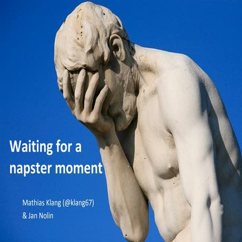 eBook piracy - Waiting for anapster moment