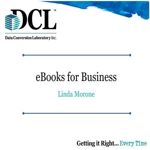 E books for business