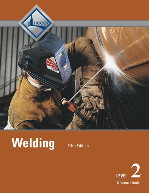 eBook Welding Level 2 Trainee Guide 5e NCCER pdf eBook Welding Level 2 Trainee Guide 5e NCCER pdf