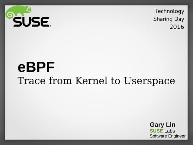 eBPF Trace from Kernel to Userspace