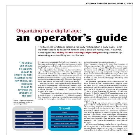 Organizing for a digital age: an operator’s guide