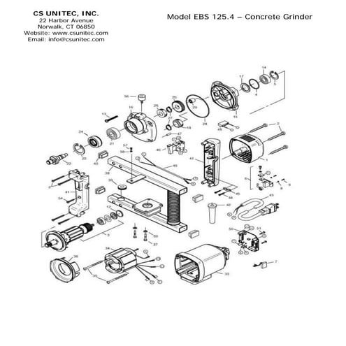 Slotting, Tuck-Pointing and Grinding Tool: EBS 125.4