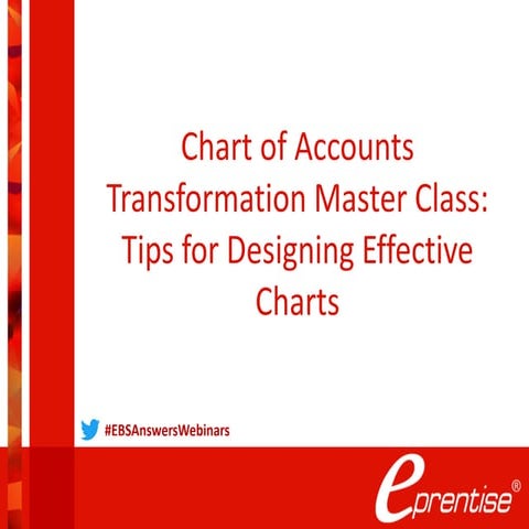 EBS Answers Webinar Series - Chart of Accounts Transformation Master Class: T...