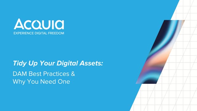 Tidy Up Your Digital Assets: DAM Best Practices and Why You Need One