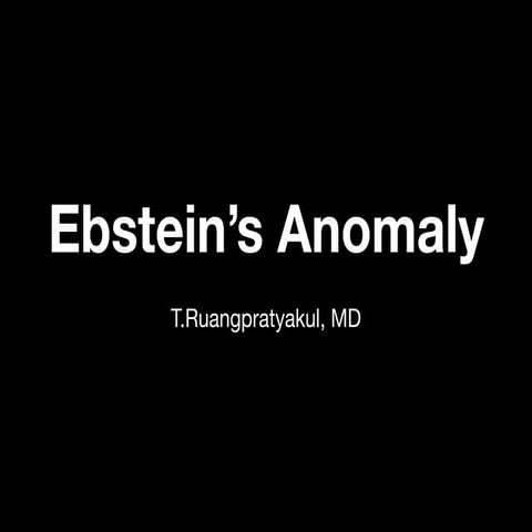 Ebstein anomaly