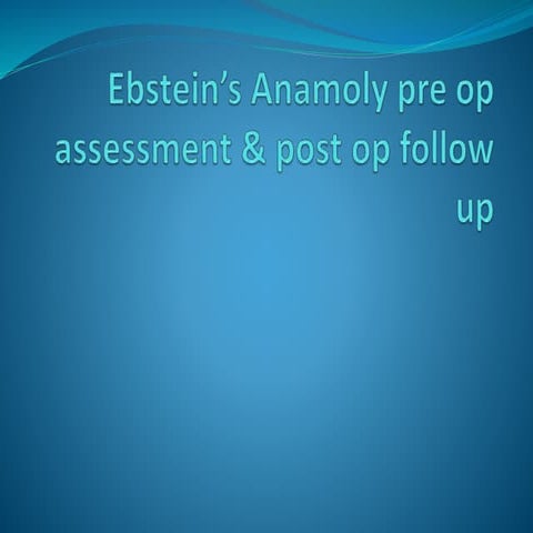 Ebstein's anomaly echocardiogram