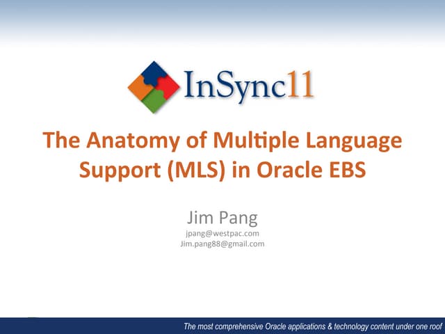 E-Business Suite 1 _ Jim Pang _ The anatomy of multiple language support (MLS...