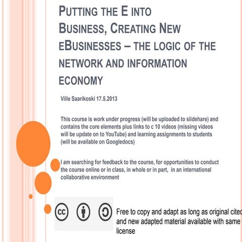 Ebusiness course english updated 17.05.2013