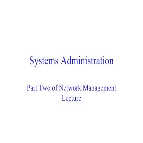 E business solutions l07 systems admin
