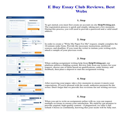 E Buy Essay Club Reviews. Best Webs. Online assignment writing service.