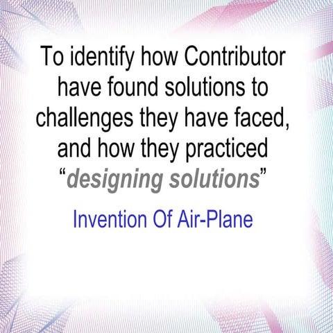 Invention of airplane(Wright Brothers)