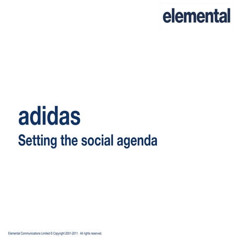 Elemental adidas case study