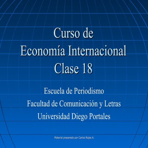Ec. internacional   clase 17 prestamos y crisis internacionales