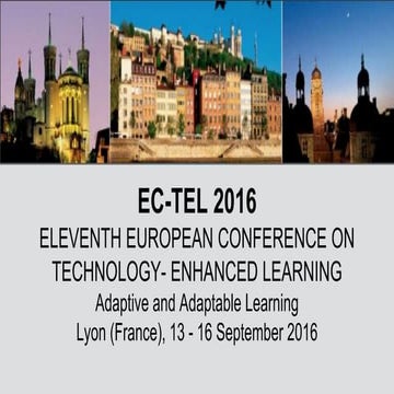 EC-TEL 2016 Opening