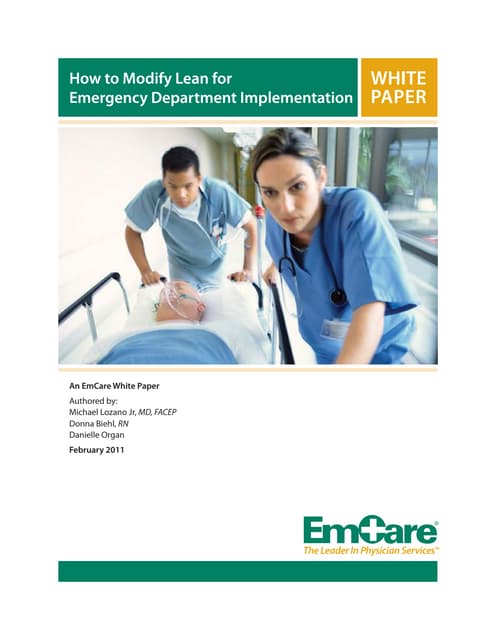 Proven Techniques to Boost Lean Implementation in Your Emergency Department