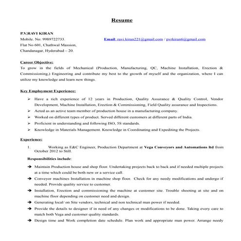 Updated CV | DOC