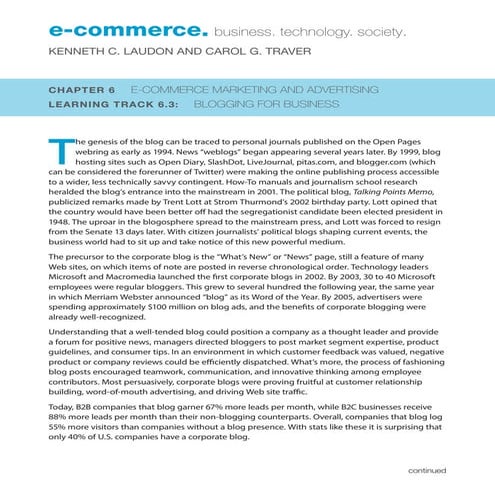 Ec10 learning track 6.3 blogging for business