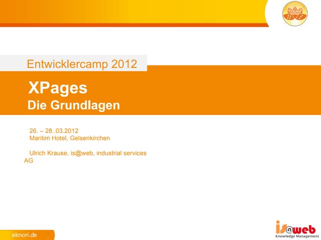 XPages - The Basics