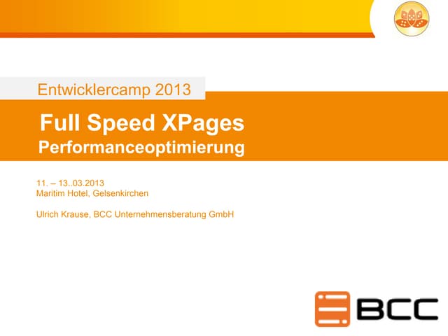 XPages Performance