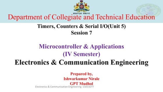 Serial communication in 8051 microcontroller