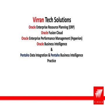 About Virran Tech Solution | PDF