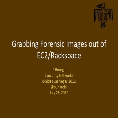 Grabbing Forensic Images from EC2/Rackspace