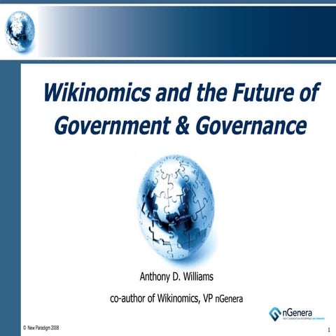 Wikinomics and the Future of Governance